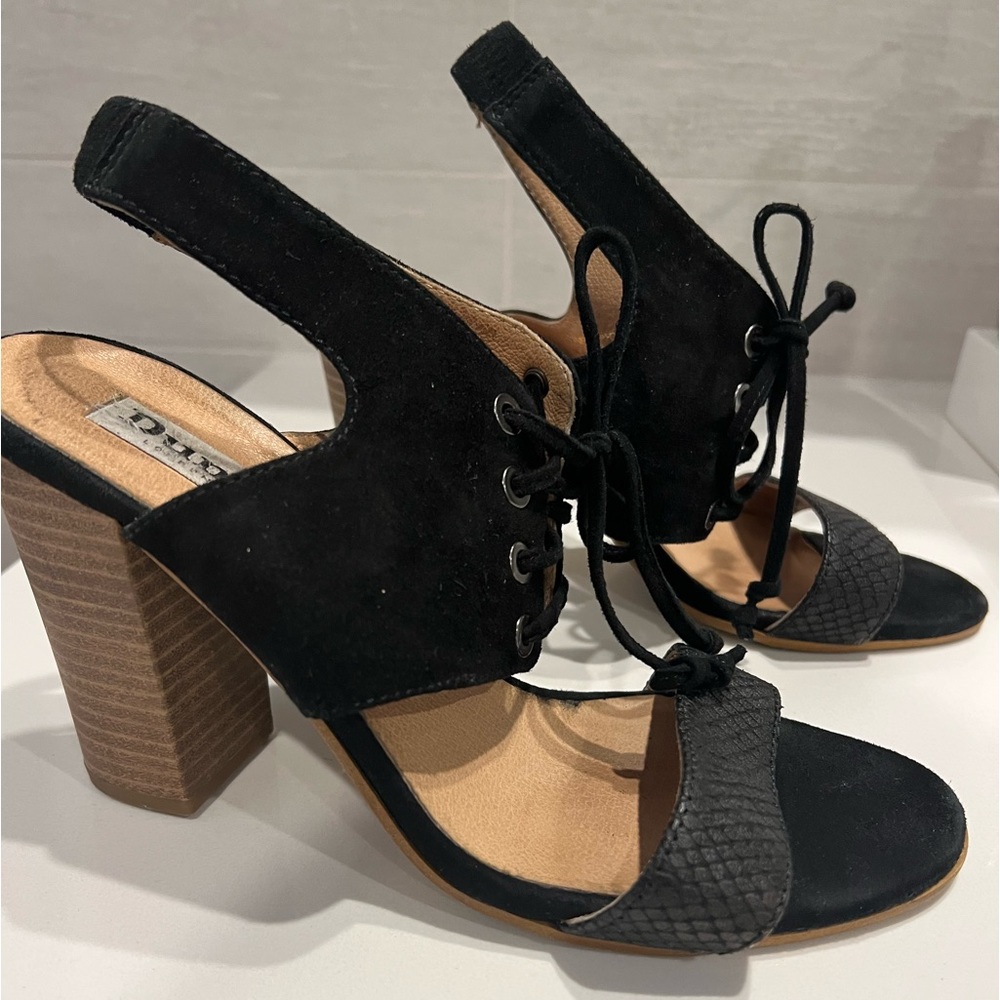 Dune London Sandals in black Suede ❤️